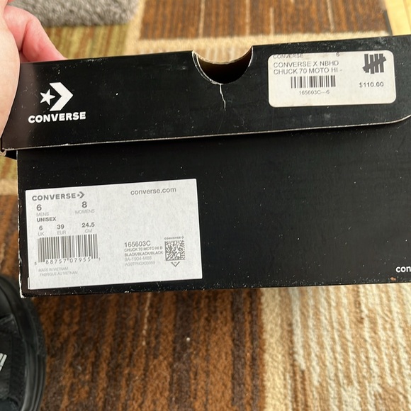 Converse Chuck Taylor All Star 70 Hi Neighborhood Motorcycle shoes. Size 6 - Picture 8 of 8